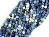 Matte Sodalite Beads, 4mm (4.5mm) Round Beads-BeadBasic