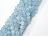 Genuine Aquamarine Beads, 8mm Round-BeadBasic