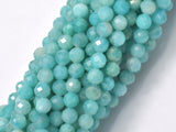Amazonite Beads, 3.5mm Micro Faceted Round-BeadBasic