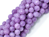 Malaysia Jade Beads- Lilac, 10mm Round Beads-BeadBasic