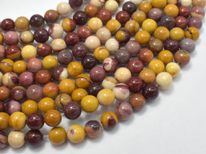 Mookaite Beads, 6mm, Round Beads-BeadBasic