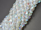 Mystic Aura Quartz-White, 8mm (8.5mm) Round Beads-BeadBasic