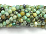 Natural Chrysocolla , 8mm Round Beads, 15 Inch-BeadBasic