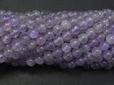 Lavender Amethyst, 6mm(6.3mm) Round-BeadBasic