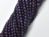 Lepidolite Beads, 4mm Round Beads-BeadBasic