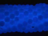 Glow in The Dark Beads-Blue, Luminous Stone, 6mm-BeadBasic