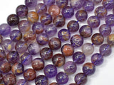 Super Seven Beads, Cacoxenite Amethyst, 10mm Round-BeadBasic