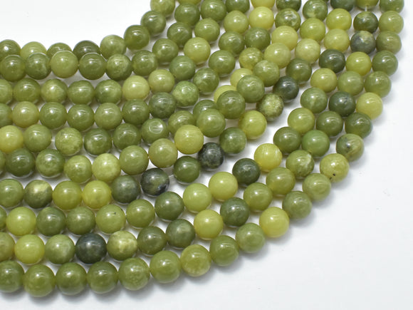 Canadian Jade Beads, 6mm Round Beads-BeadBasic