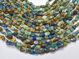 Natural Azurite, 5x7mm Nugget Beads, 15.5 Inch-BeadBasic