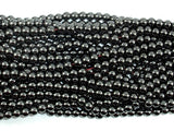 Magnetic Hematite Beads, 6mm, Round Beads-BeadBasic