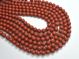 Red Jasper Beads, 8mm(8.7mm), Round Beads-BeadBasic