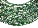 Moss Agate Beads, Round, Green, 6mm-BeadBasic