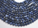 Matte Sodalite Beads, Round, 10mm-BeadBasic