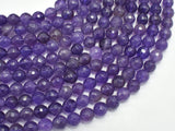 Amethyst, 6mm, Faceted Round-BeadBasic