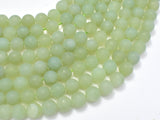 Matte New Jade Beads, 8mm (8.7mm) Round-BeadBasic