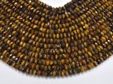 Tiger Eye Beads, 4x6mm Faceted Rondelle-BeadBasic