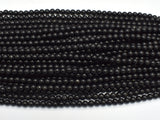 Genuine Shungite Beads, 4mm (4.4mm), Round-BeadBasic