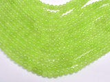 Jade - Light Green, 6mm (6.2mm) Round-BeadBasic