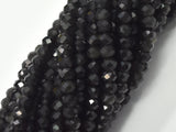 Rainbow Obsidian Beads, 2x2.8mm Micro Faceted Rondelle-BeadBasic