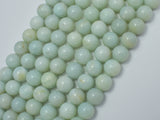 Amazonite Beads, Round, 10mm, 15.5 Inch-BeadBasic