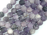 Matte Amethyst Beads, 12mm Round Beads-BeadBasic