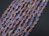 Mystic Coated Rose Quartz, AB Coated, 6x9mm Nugget-BeadBasic
