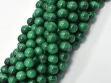 Natural Malachite, 8mm Round Beads-BeadBasic