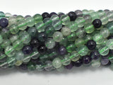 Fluorite Beads, Rainbow Fluorite, 6mm Round-BeadBasic