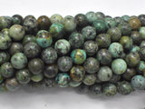 African Turquoise Beads, 8mm (8.6mm) Round-BeadBasic