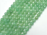 Green Aventurine Beads, 8mm Faceted Round Beads-BeadBasic