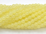 Jade - Lemon, 6mm (6.3mm) Round-BeadBasic