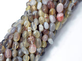Botswana Agate, 6x8mm Nugget Beads, 15.5 Inch-BeadBasic