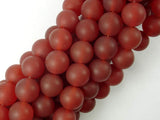 Matte Carnelian Beads, 10mm Round Beads-BeadBasic