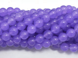 Jade - Purple, 8mm, Round-BeadBasic