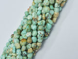 Natural Peru Turquoise Beads, 5x7mm, Nugget Beads-BeadBasic