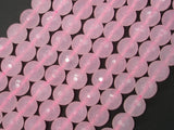 Rose Quartz, 10mm Faceted Round Beads-BeadBasic