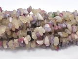 Pink Tourmaline, 7-10mm, Chips, 32 Inch-BeadBasic