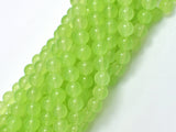 Jade - Light Green, 8mm (8.2mm) Round-BeadBasic