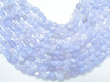 Blue Lace Agate, Blue Chalcedony, Approx 6x8mm Nugget Beads-BeadBasic