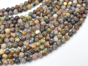 Pietersite Beads, 6mm (5.8mm) Round Beads-BeadBasic