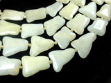 Yellow Jade Beads, Approx (19-28) mm x (24-36) mm Free Form Beads-BeadBasic