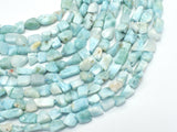 Dominican Larimar Beads, 5x7mm, Nugget Beads-BeadBasic