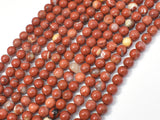 Red Jasper Beads, Round, 6mm-BeadBasic