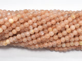 Sunstone Beads, 4mm (3.8mm) Round Beads-BeadBasic