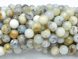 Dendritic Opal Beads, Moss Opal, 6mm (6.3mm) Round-BeadBasic