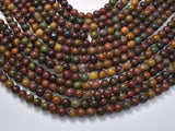 Picasso Jasper Beads, 6mm Round Beads-BeadBasic
