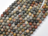 Polychrome Jasper, 6mm Round Beads-BeadBasic