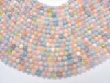 Beryl Beads, Aquamarine, Morganite, Heliodor, 6mm, Round-BeadBasic