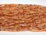 Red Aventurine Beads, Round, 4mm-BeadBasic