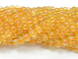 Citrine Beads, 6mm Round Beads-BeadBasic